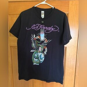 Authentic Ed Hardy New York City Bedazzled Shirt (Size L) BNWT